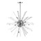Z-Lite Burst 10 Light Chandelier, Chrome & Clear 4003-10CH - alternate 2